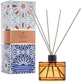 Prija Jus d'Ambre Deo-Heim-Duftdiffusor verleiht jedem Raum einen Hauch von Luxus und Ruhe, Raumduft mit mediterranem Escape-Aroma, 200 ml