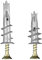 100 Pcs Heavy Duty Plasterboard Fixings - Metal Wall Plugs & Screws, Self Drill Drywall Fixings Set, Cavity Raw Plugs, Dry Wall Anchor For Plaster, Composite & Wooden Boards (100, Silver)