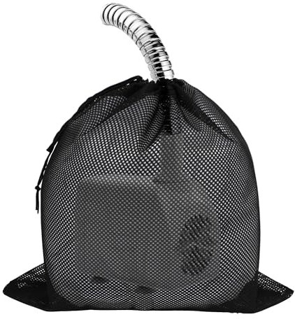 DIELOVEHUA Sac de Barrière de Pompe, 45 x 45 CM Sac en Filet de Filtre de Pompe, Sacs de Filtre de Pompes D'étang avec Cordon Serrage, Sacs en Filet de Pompes, pour Filtre Bassin Exterieur