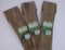 Lot de 3 treillis de jardin extensibles en bois marron foncé extensible jusqu'à 150 x 30 cm
