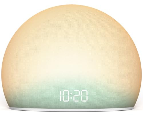 HOUSBAY Sonnenaufgangswecker mit weißem Rauschen Soundmaschine für Schlafzimmer