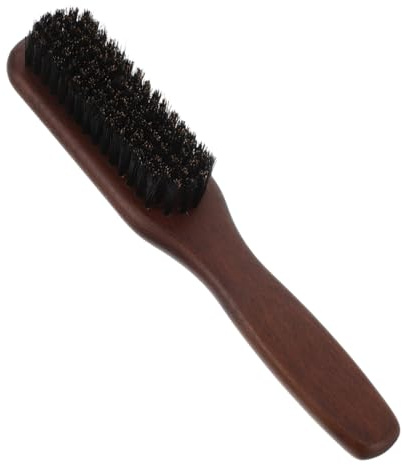 EPIGEIST Holzhaarbürste für Männer Bartstyling-werkzeug Friseurbürste aus Holz Kleine Haarbürste für Männer Weiche Haarbürste Rosshaarkamm Pflegewerkzeug für Hause Stylingkamm