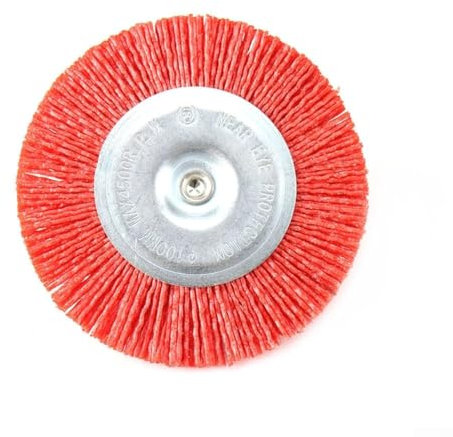 ZiStarlilife Nylon Cup Brush Abrasive Wire Wheel Set 50/75/100mm Rotary Tool for Polishing Deburring Metal Wood Cleaning Paint Removal 6mm Shank(50mm)