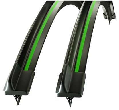 Escobillas limpiaparabrisas Delanteras compatibles con Audi Q3 MK1 (2011, 2012, 2013, 2014, 2015, 2016, 2017), Parabrisas de 24 + 20, Accesorios.(D)