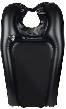 Haarwaschbecken für Bettlägerige, Aufblasbares Haarwaschbecken Bett, Mobiles Waschbecken Haare Waschen Shampoo-Becken für Bettlägerige Schwangere Verletzte Postoperative Patientin, Schwarz