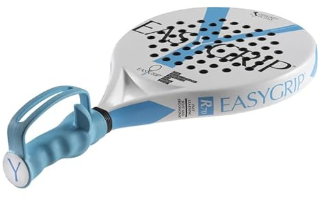 EasyGrip R70 Pala de pádel de fibra de vidrio, mango ergonómico de EVA Soft con agarre continental, mano derecha, peso 360 g, Sweetspot amplio, diseño moderno, confort y precisión profesional