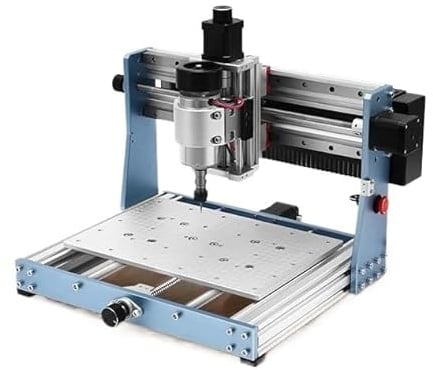 Drehmaschine Gravier- und Fräsmaschine, 300-W-Spindel-Holzfräse for Metall und Acryl, Schneidemaschine mit Offline-Steuerung