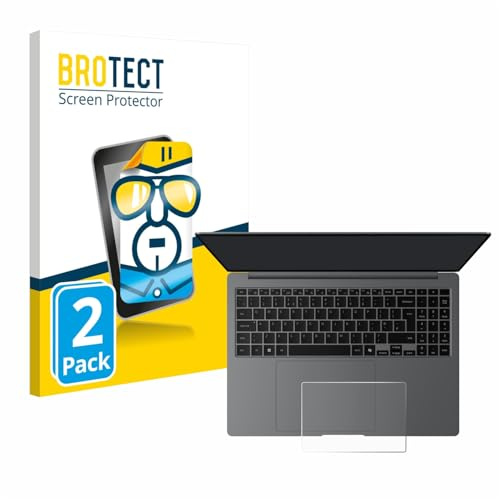BROTECT Schutzfolie für Samsung Galaxy Book5 Pro 16 | (Touch Trackpad) 2 Stück Transparenter Displayschutz Made in Germany Klare Displayschutz-Folie Clear Einfache Montage