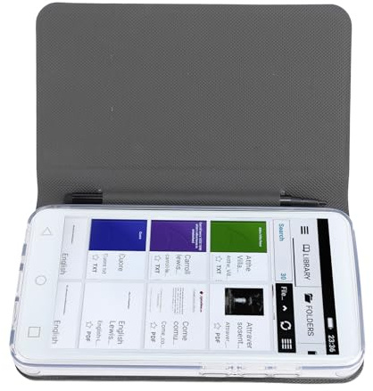 Bewinner Lecteur de Livres électroniques 5 Pouces avec écran Tactile LCD, Tablette 5.1 pour PDF EPUB MOBI, 2 Go de RAM 16 Go de ROM, Appareil de Prise de Notes EPaper avec Stylet et étui
