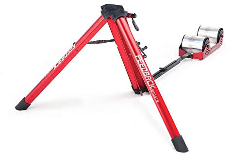 Feedback Sports Omnium Zero-Drive Vélo d'entraînement Portable zéro résistance, Rouge