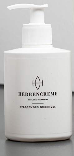 HERRENCREME Pflegendes Duschgel für Männer 300 ml I Waschgel für Gesicht & Körper I Sanfte Pflege & Reinigung I Männer Hautpflege Duschgel I vegan & dermatologisch getestet