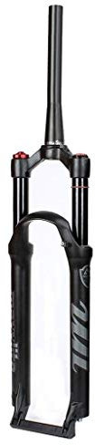 LvTu MXFK-01 Mountain Bike Front Fork Suspension 26 27.5 29 Inch, Downhill Cycling MTB Shock Absorber Air Fork - Black (Color : Tapered Manual lockout, Size : 27.5 inch)