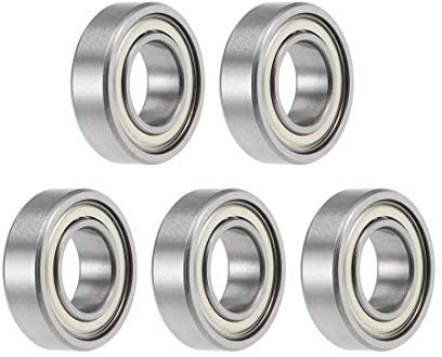 sourcing map 5Stk. MR2010ZZ Kugellager Rillenkugellager Kugellager Set 10x20x6mm Doppelt Abgeschirmt Chromstahl P0 Skateboard Bearings Skateboard Kugellager Mini Kugellager Bearings