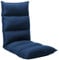 vidaXL Bodenstuhl Faltbar Schlafsessel Sessel Sofastuhl Lounge Bodensessel Liege Bodenkissen Sitzkissen mit Rückenlehne Blau Stoff