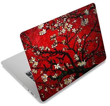 ArtSo Laptop Skin Sticker Decal, 12 13 13.3 14 15 15.4 15.6 inch Laptop Universal Netbook PC Notebook Vinyl Reusable Skin Sticker Cover Art Case Protector Personalized, Red Van Gogh Painting