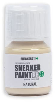 SNEAKERSER SNEAKER PAINTER Premium Leather Flexible Sneaker Paint for Sneakers, Trainers, Shoes and Footwear: NATURAL - 30ml