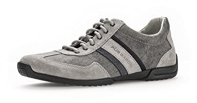Pius Gabor Herren Sneaker Low,Halbschuhe,recyceltes Futter,zertifiziertes Leder,Wechselfußbett,Midgrey/dk.Grey/Fjord,44 EU / 9.5 UK
