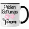 Trendation - Tierarzt Tasse Geschenk Bester Tierarzt Geschenkidee Tiermedizin Veterinär Pfoten Rettungs Team (Schwarz)