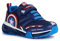 Geox J BAYONYC Boy Sneaker, Navy/RED, 24 EU