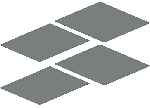 PEKA 300.1099.56 Antirutschmatten Set Schubladenmatten für Küchenhochschrank Magic-Corner Comfort KB 450mm, Silikon walnussgrau, Silber, TB 450 mm