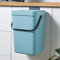 GONICVIN Cubo de Basura Colgante Con Tapa, 7 Litros de Plástico Para Colgar en la Cocina, Puerta de Armario, Debajo del Fregadero, Montado en la Pared Para Baño
