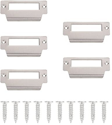 5 Pcs Door Security Strike Plates Stainless Steel Mortice Lock Plates Multipurpose Door Reinforcement Plates for Wood Metal Door Jamb