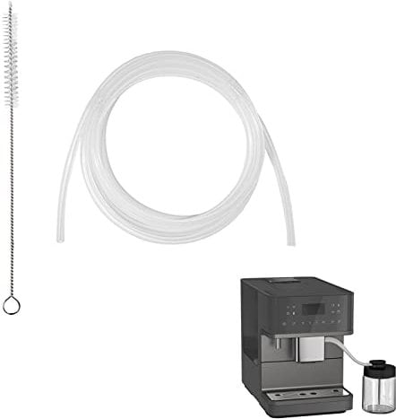 Wpsagek 2m Milk Tube With Cleaning Brush, Automatic Coffee Machine Silicone Replacement Pipe Suitable For Ninova Jura Melittas Krupss