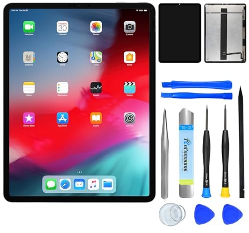 NB+ Touch Screen LCD di Ricambio per iPad Pro 12,9 Pollici 2018 3a 2020 4a A2014 A1895 A1876 A2069 A2229 A2232 A2233 Unità Display LCD Digitizer Pannello di Vetro Frontale Nero con Strumenti
