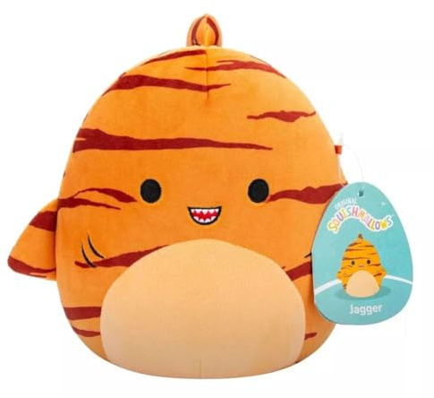Squishmallows 19 cm Jagger Tiger Shark Plüschspielzeug