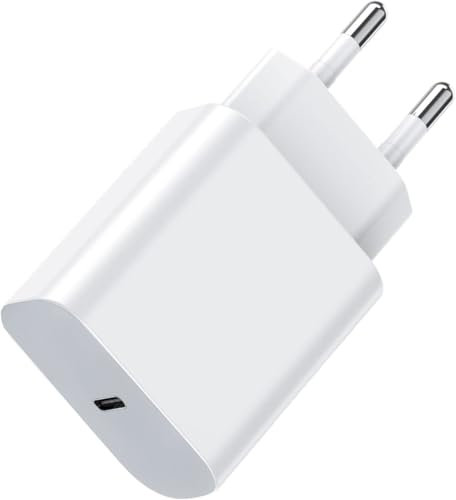 iPhone Ladegerät,[MFi Certified] 20W USB C Adapter für iPhone 15/15 Pro/16 Pro Max/15 Plus/14/13/12/11/SE/XR, Pad Mini, PD 3.0 USB C Netzteil Stecker Ladestecker Charger Netzstecker Schnellladegerät