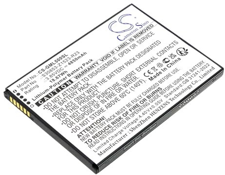 TCTK Akku 4850mAh Kompatibel mit [Gigaset] GS5, GS5 Lite, Senior Ersetzt S30853-Z1523-R23, V30145-K1310-X478