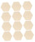 25 Stücke Tasche Hexagon Hochzeit Decor Holz Name Etiketten Für Scrapbooking Party Supplies