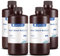 ANYCUBIC Wasser Waschbares Resin 2.0, 3D Drucker Harz Wasserlöslich, UV-Resin 405nm Standard Photopolymer Harz, Geringer Geruch, Geeignet für 4/6/8K LCD 3D-Drucker (Transluzent,1kg,4pcs)