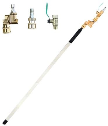 Kühlerreinigungsstab, Hochdruckreinigerstab Für Autokühler | Flexibler Spülgebläse Mit 180-Grad-Drehung Für Wohnmobile, LKWs, Klimaanlagen, Kühlschränke, Heizungs- Und Lüftungsanlagen