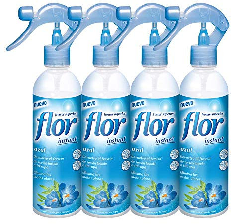 Blume – Instant Blau – Perfumador für Kleidung – 345 ml – [Pack 4]