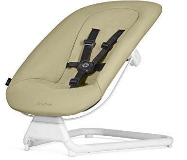 CYBEX Gold Lemo Bouncer, Babywippe, Kompatibel mit CYBEX Lemo Sitzsystem, Ab Geburt bis 3 Jahre (ca. 15 kg), pale beige