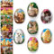 Pysanky Egg – Eierpackungen – Ostereier – Schrumpfhülle – Haustiere Tiere