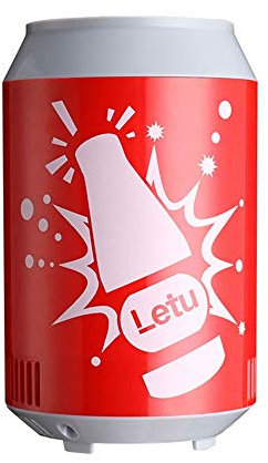 HUIQC Cola Design Mini Refrigerador/Enfriador de Bebidas, 330 ml Mini USB Refrigerio para Bebidas en la casa Hogar Congelador de Oficina, Carga El Tesoro Puede suministrar energía