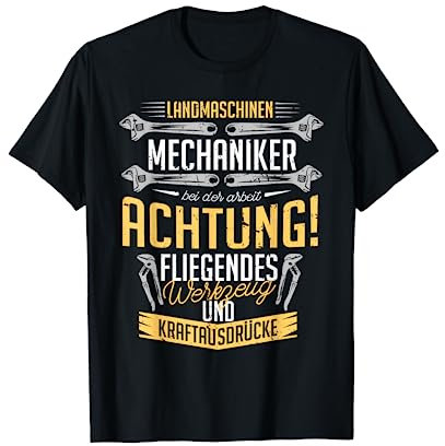 Landmaschinenmechaniker Bei Der Arbeit Mechaniker T-Shirt