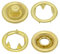 Druckknöpfe Jersey, Jersey-Snaps, Metallknöpfe, Messing rostfrei, nickelfrei - ab 50 Stück, 15 mm, gold