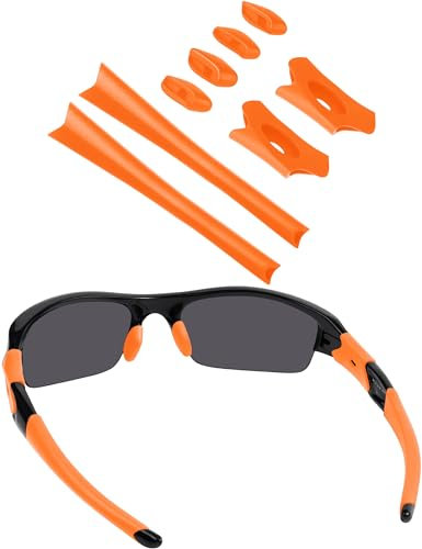 BlazerBuck Ersatz-Socken-Set für Oakley Flak Jacket XLJ Sonnenbrille – Orange