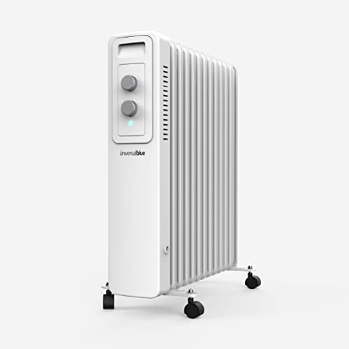 UNIVERSALBLUE | Radiador de aceite | 2500W | Color blanco | 13 Elementos calefactores | 3 Potencias | Silencioso | Sistema de seguridad | Termostato ajustable | Envío 24h-48h (laborables)