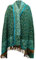Luxuriöser Schal mit Blumenmuster, handgefertigt, Dekoration, Wollschal, Decke, Übergröße, wendbar, Winterschal aus reiner Yakwolle, Grün, grün, Einheitsgröße