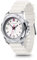 Victorinox Damen Armbanduhr I.N.O.X. V Ø 37 mm, Swiss Made, Analog Quarz, Wasserdicht bis 100 m, Saphirglas, Kautschuk-Armband, Weiß