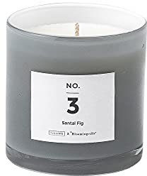 Bloomingville Duftkerze NO. 3 - Santal Fig, blau, Natur Wachs
