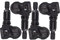 4 x RDKS/TPMS Sensoren – Reifendruckkontrollsystem passen für Ford Grand C-Max - Typ [DXA/CB7, DXA/CEU] - Zeitraum 03/2014 bis 12/2019 - Ein Satz bestehend aus 4 Sensoren mit Metallventil schwarz