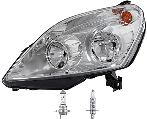 QR-PARTS 70779893 Halogen Scheinwerfer Frontscheinwerfer links H1 für Zafira B inkl. OSRAM Lampen mit Stellmotor LWR