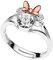 Disney Mädchen-Kinderring 925er Silber One Size (Minnie 3)