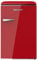 Cecotec Mini Nevera Retro 1 Puerta - 110 L Bolero CoolMarket TT Origin 110 Red E. Mini Frigorífico, ICEBOX, Luz Interior, Tirador Cromado, Bandejas Cristal, Abridor Botellines, Estilo Vintage en Rojo