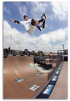 YBHF Skateboarding Poster Skateboard (3) Poster, Wandkunstdruck, Retro, ästhetische Raumdekoration, Bürodekoration, 60 x 90 cm, ungerahmt